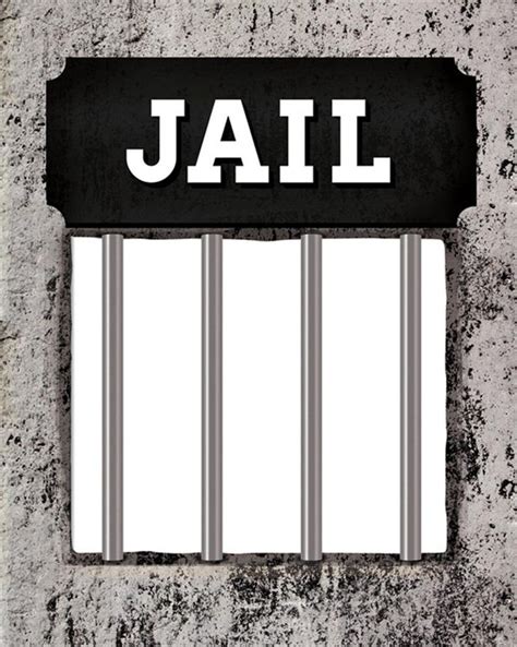 Printable Jail Sign Template